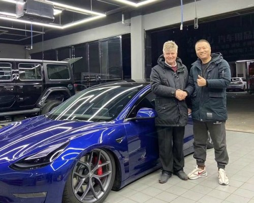 Tesla Model3 is very satisfied with the modification of airbft air suspension