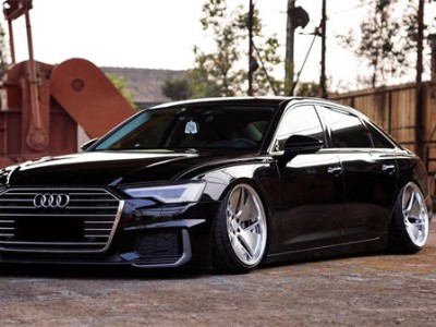 Audi A6C8 slammedenuff Charming posture