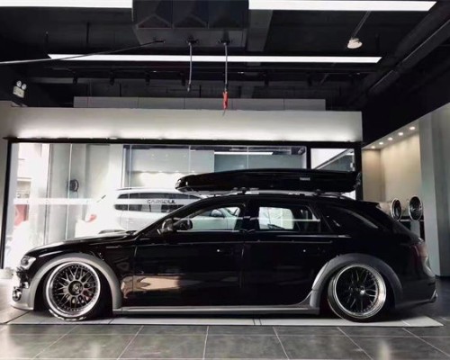 Audi A4B8 travel version slammedenuff is refitted into low profile