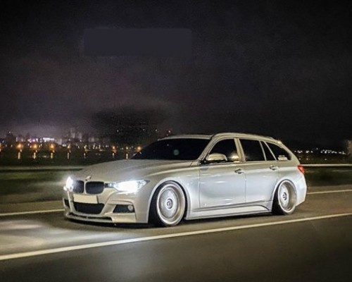 Korean BMW 3-Series F31 slammedenuff be exquisitely dainty and ravishingly beautiful