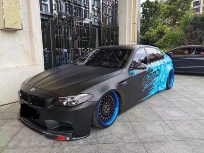 Attitude display BMW 5 Series F18 slammedenuff domineering side leak