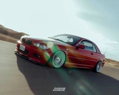 Egypt BMW E46 slammedenuff Beautiful and colorful