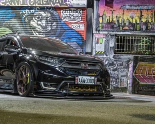 The most handsome Honda CRV slammedenuff in the world