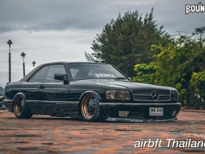 Luxury design Mercedes-Benz W126 slammedenuff new look