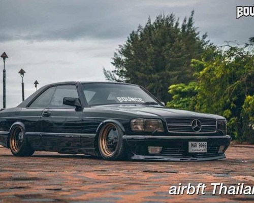 Luxury design Mercedes-Benz W126 slammedenuff new look