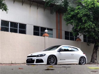 Personalized styling Volkswagen Scirocco slammedenuff for a cool summer