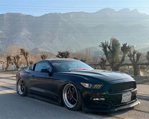 cobra ford mustang slammedenuff feel low lying beauty